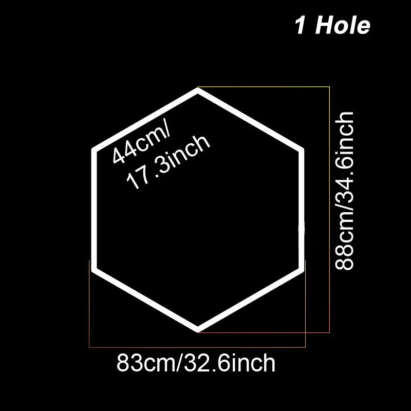 110V-240V Led Ceiling Light 6500K Honeycomb Hexagon White Lights Barbershop Gym Hair Salon Garage Lights for Car Wash Decoration