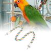 Bird Cotton Rope Perch Colorful Bendable Safe Climbing   Rope Toy for Cockatiels Lovebirds Budgies