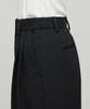 Musinsa Standard Woman Women'S Wide Bermuda Half Slacks [Black]