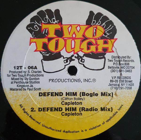 

12inch Record CAPLETON - Defend Him 12T06 Two Tough Jamaica Reggae, Ska & Dub Used