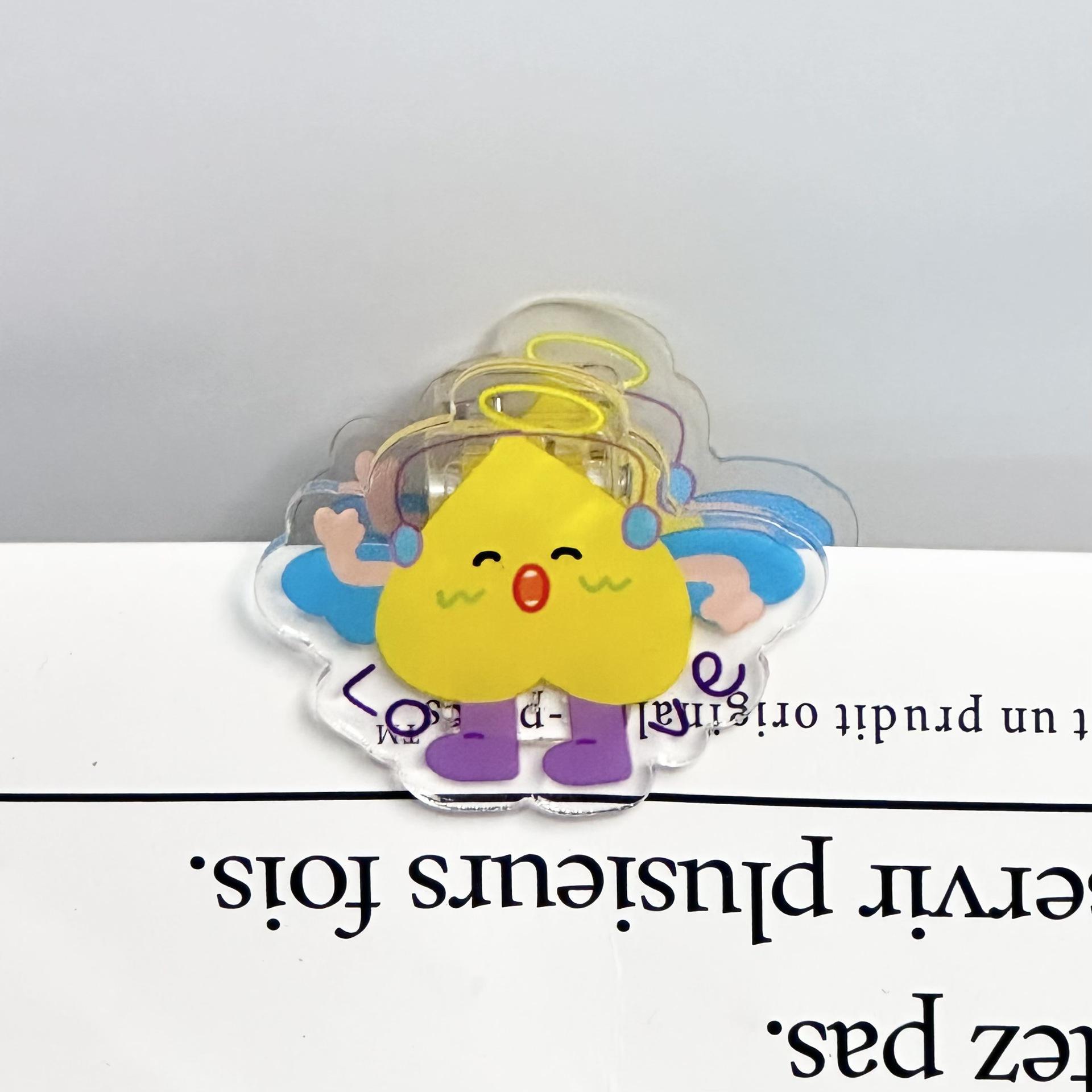 INS Love Cartoon Decor Gift Sealing & Memo Clip - Cute Student Stationery