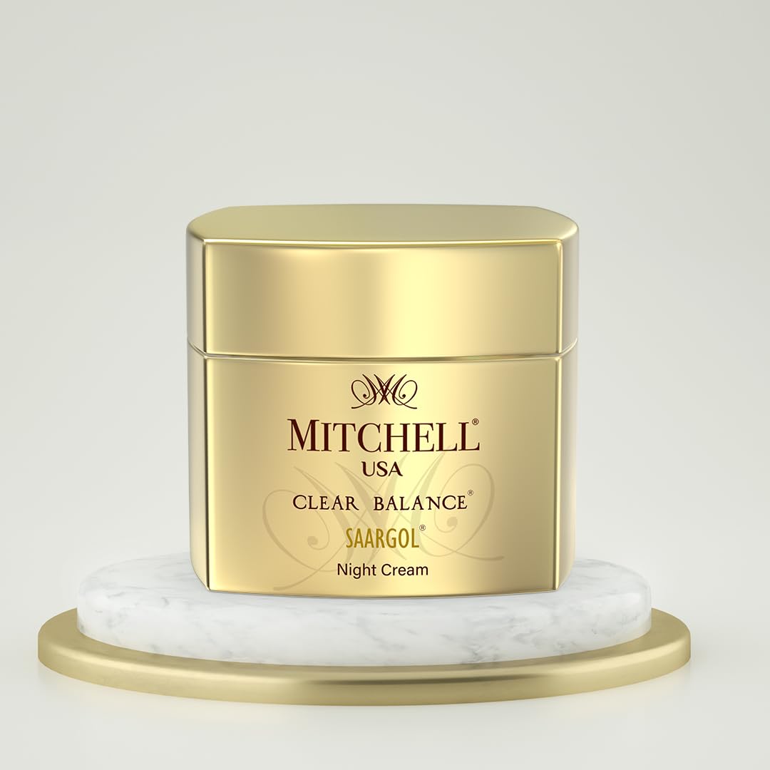 

Крем для лица Saargol Night Cream - С ниацинамидом и экстрактом шафрана для более сияющей кожи | Миндальное масло, витамины A и C для всех типов кожи