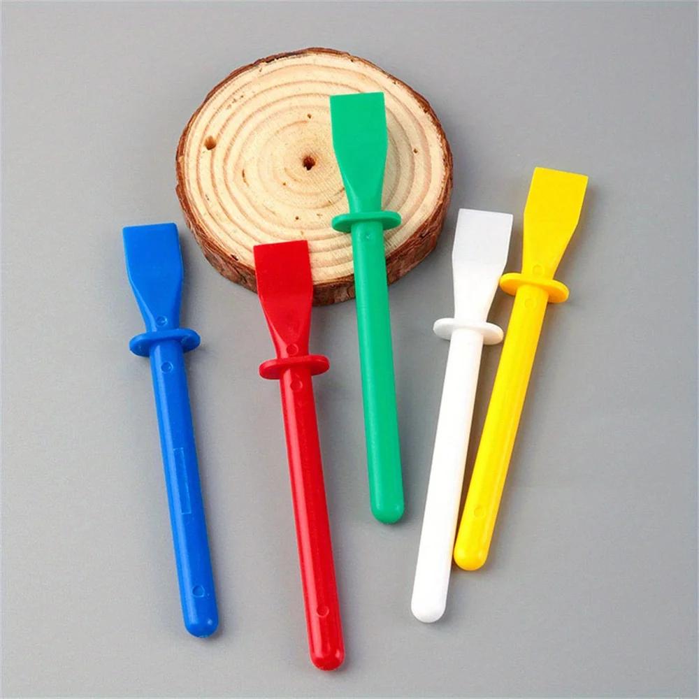 5/10pcs Leather Glue Spreader PP Glue Brush Handheld Portable Cleaner for Wallet Leather Wallet Handicraft Crafts Making Supply