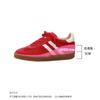 Strawberry Bear 2025 Summer New Inner Height Increase German Training Shoes Women's Soft Soles Are Not Tired Feet Leather Casual Sports Forrest Gump