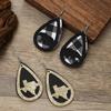 Stylish PU Leather Earrings: Creative Designs & Shapes