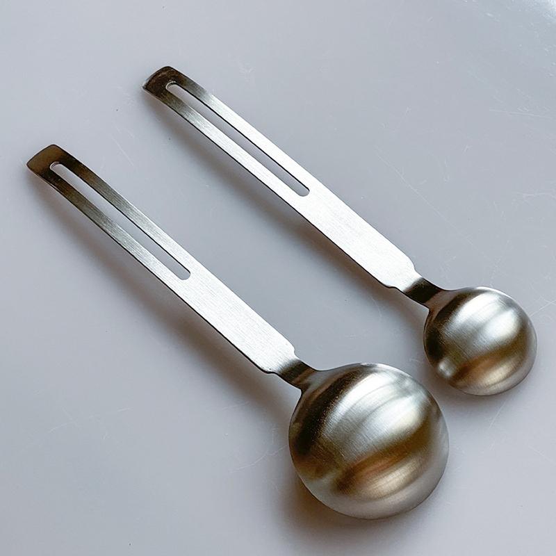 Heavy-duty 304 Stainless Steel Coffee Scoops, Multi-function 5/15ML Measuring Spoons - Kitchen Tools