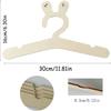 5/10PCS Wooden Baby Clothes Hanger DIY Creative Room Decoration Kids Clothes Drying Storage Children Organizer Clothing Hanger