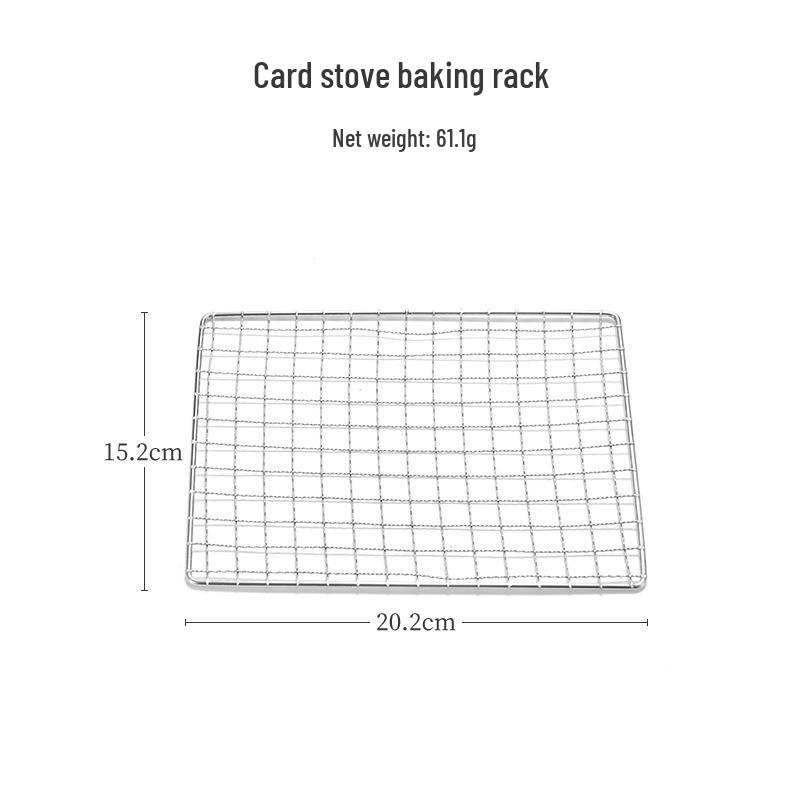 Stainless Steel Portable Folding Wood & Charcoal Camping Stove