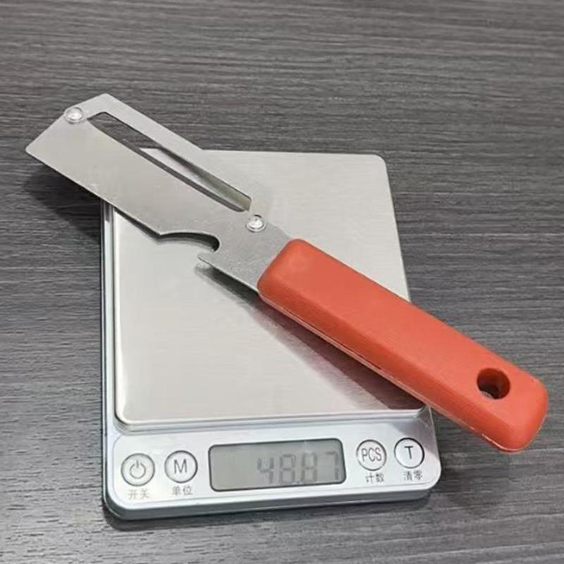 Multi Functional Stainless Steel Handle Peeling Scallion Knife Scraping Knife Household Scallion Peeling Tool