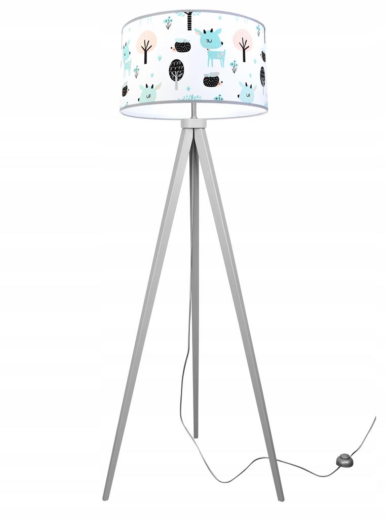 Loft Children'S Tripod Lamp, Lampshade, Pattern, Led