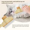 Dual-Purpose Comb for Cats/Dogs - Floating Teeth Hair Remover Brush with Needle Design for Pet Grooming Tool for Long/Short Fur