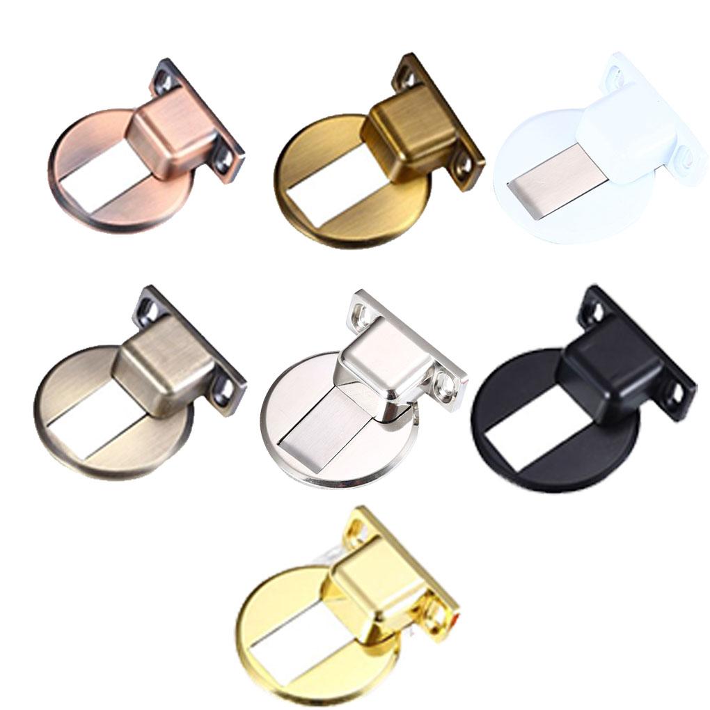 Door Stop Home Hotel Office Anti-collision Block Zinc Alloy Doors Stopper Holder Hardware Replacement Furniture Fitting