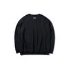 Li Ning New York Fashion Week Runway Series Loose Round Neck Pullover Casual Sweatshirt Men Sweatshirt Standard-Black AWDP735-1