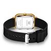 OLEVS Classic Quartz Women's Watch - Silicone Band Series, Gold-Black Color, Elegant Design, 30M Waterproof