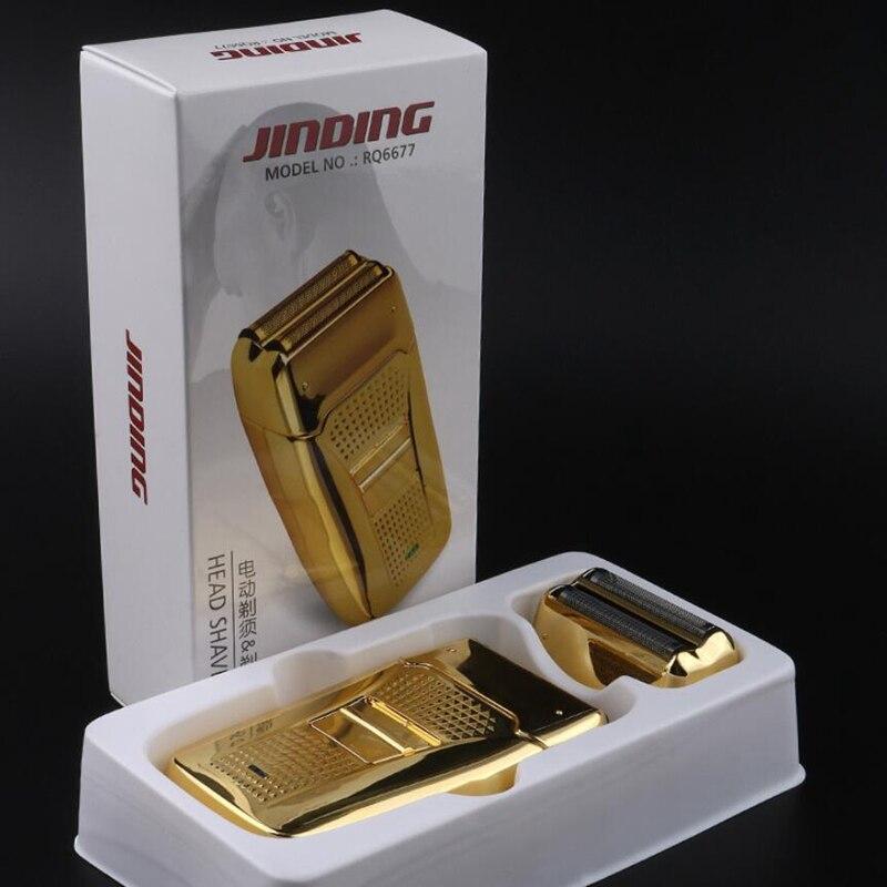 Golden Razor Zero Shave for Beard Hair Gold 0mm Bald Head Shaving Tool Men's Shaver