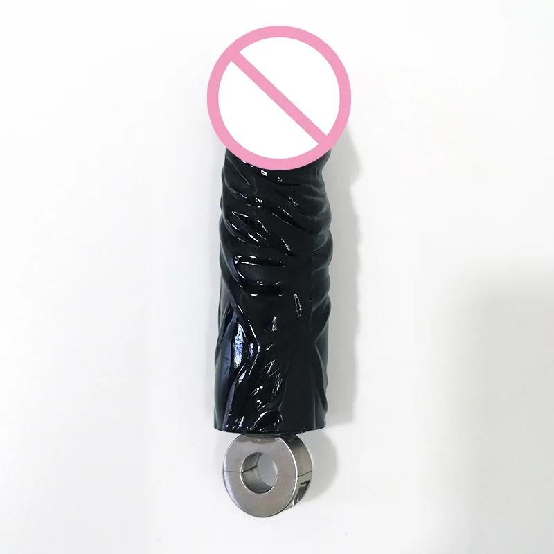 Male Chastity Belt Stainless Steel Chastity Cage with Removable Anal Bead Plug Thigh Ring Metal Bra Slave Penis Restraint Device