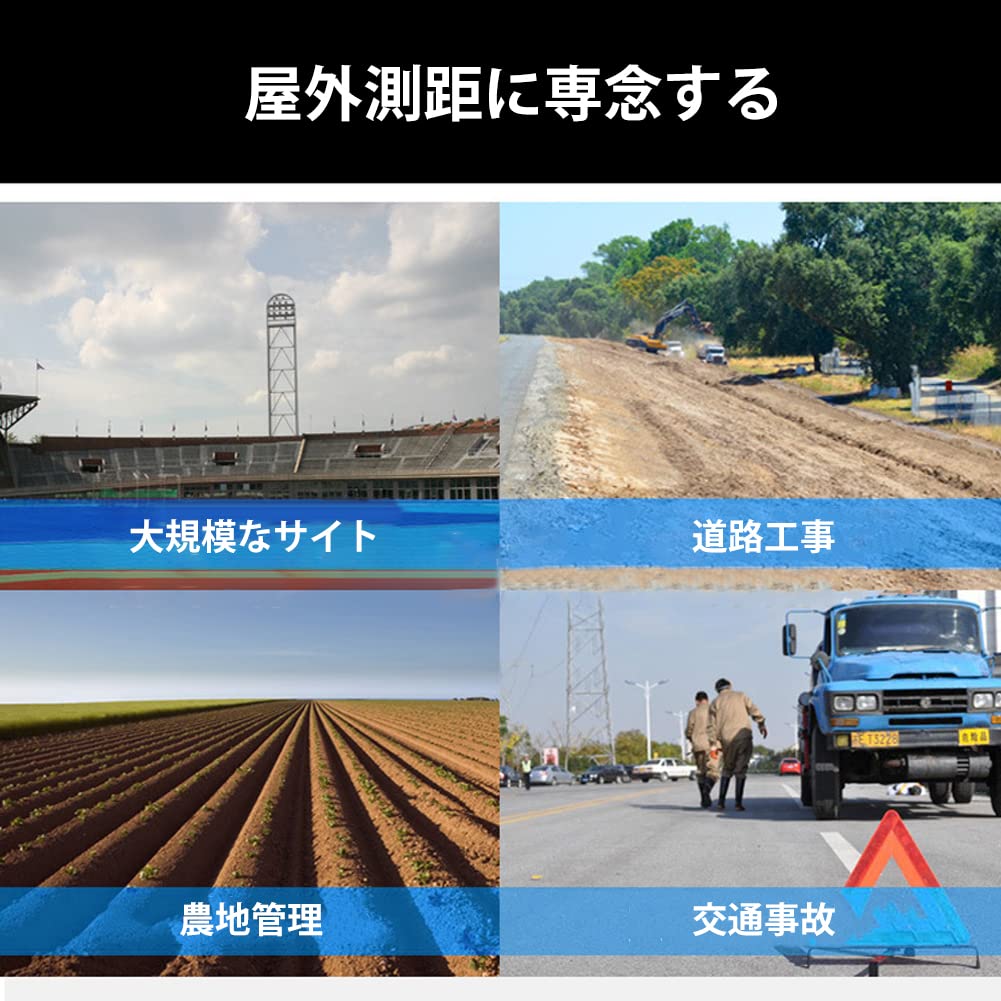 Road Distance Measuring Device with Made of ABS Engineering Ideal for Civil Road Traffic Accident and More Meter, Wheel, 0-99999.9m, Foldable,