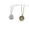 Empress Dowager Saturn Pendant Necklace: Luxury Coin Design for Women's Elegant Style.