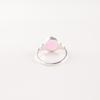 Rose Chalcedony Gemstone 925 Sterling Silver Jewelry Handmade Ring Wedding Gift RR-66-19