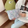 Velvet Ladies Trendy Print Pattern Makeup Bag Lipstick Pouch Travel Storage Bag
