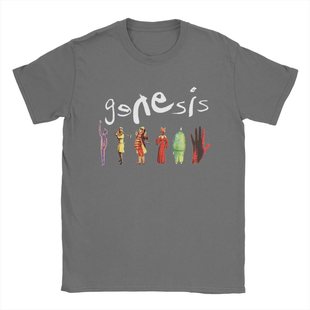 Genesis Band T-Shirt Herren Fantastisches Reines Baumwoll-T-Shirt Rundhals Kurzarm T-Shirts Party Oberteile