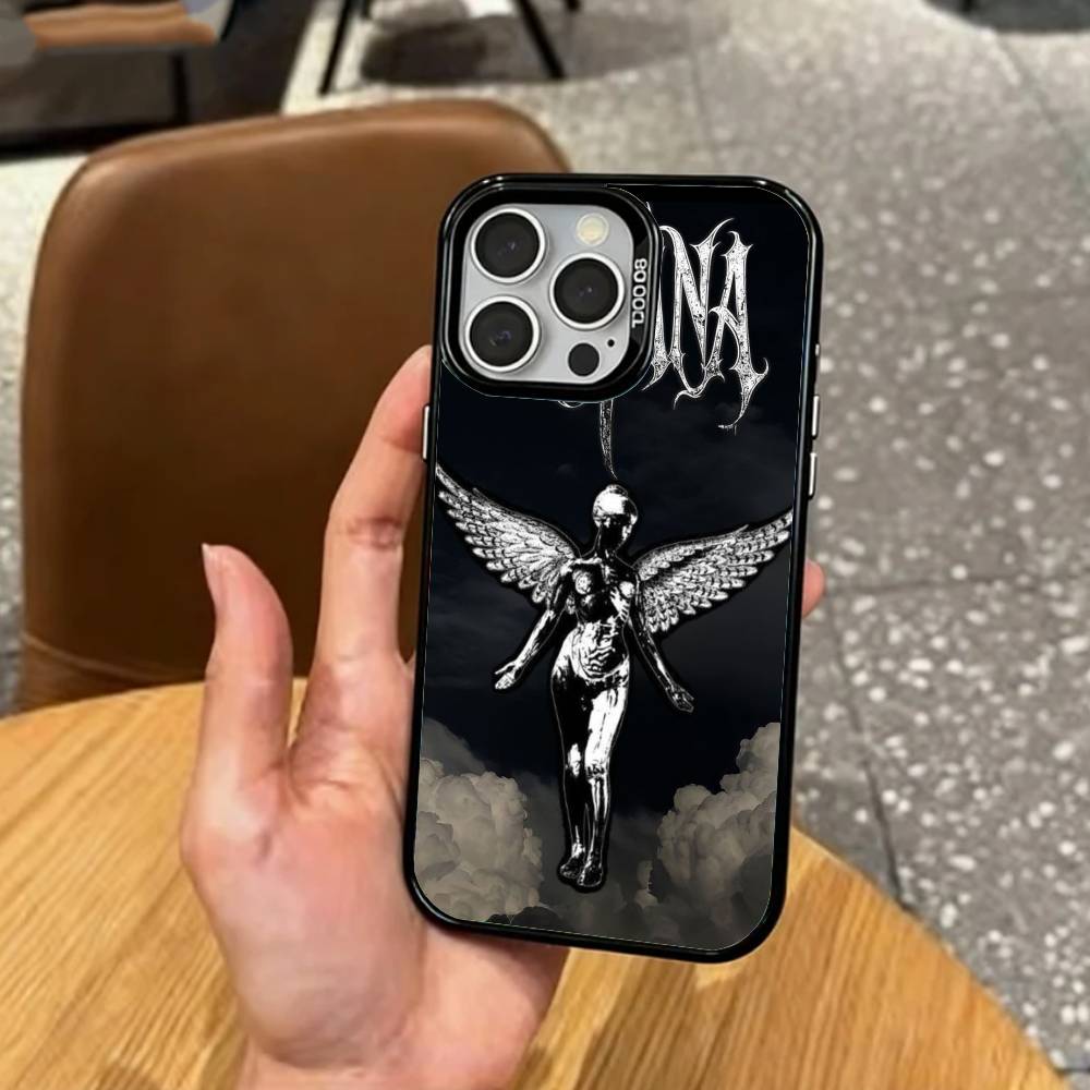 

L-К сожалению Nirvana R-Рок-группа Чехол для телефона Для iPhone17,16,15,14,13,12,11 Plus,Pro Max Цветной Посеребренный Внутренняя крышка iPhone13PRO
