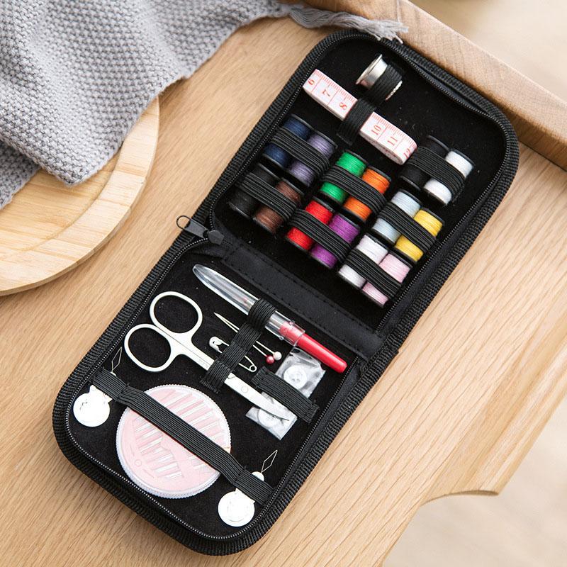 Travel Sewing Kit with Compact Needles and Threads, Household Accessories and DIY Sewing and Repair Supplies Sewing Tool Set