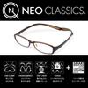 Duke Reading Glasses Neck Hanging Degree Neoclassic Neck Hug with Soft Case Brown +1.5 GLR-21-3+1.50