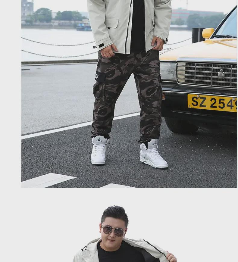 Hooded Workwear Jacket for Plus-Size Men - Loose Fit, Zip-Up, Available In XXL, Supports Up To 300 Pounds