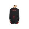 Jordan Logo Print Loose Round Neck Long Sleeve T-Shirt Men Tops Black DM3544-010
