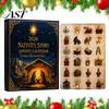 Birth of Jesus Ornaments 2026 Nativity Story Christmas Advent Calendar, 24 Days Countdown Calendar Christian Theme with 2D Acrylic Religious Keepsake