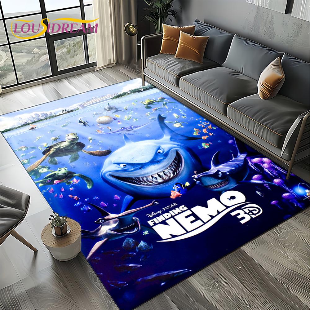 27 Style Cute Finding Nemo Cartoon Sea World Carpet Rug for Bedroom Living Room Home Sofa Decoration,kids Large Decor Floor Mat