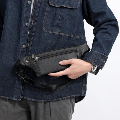 Running Bag Outdoor Ultra-light Multi-functional Waterproof Genuine Leather Mobile Phone Bag