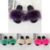 Handmade Soft Fluffy Sandals With Patchwork Design For Everyday Comfort