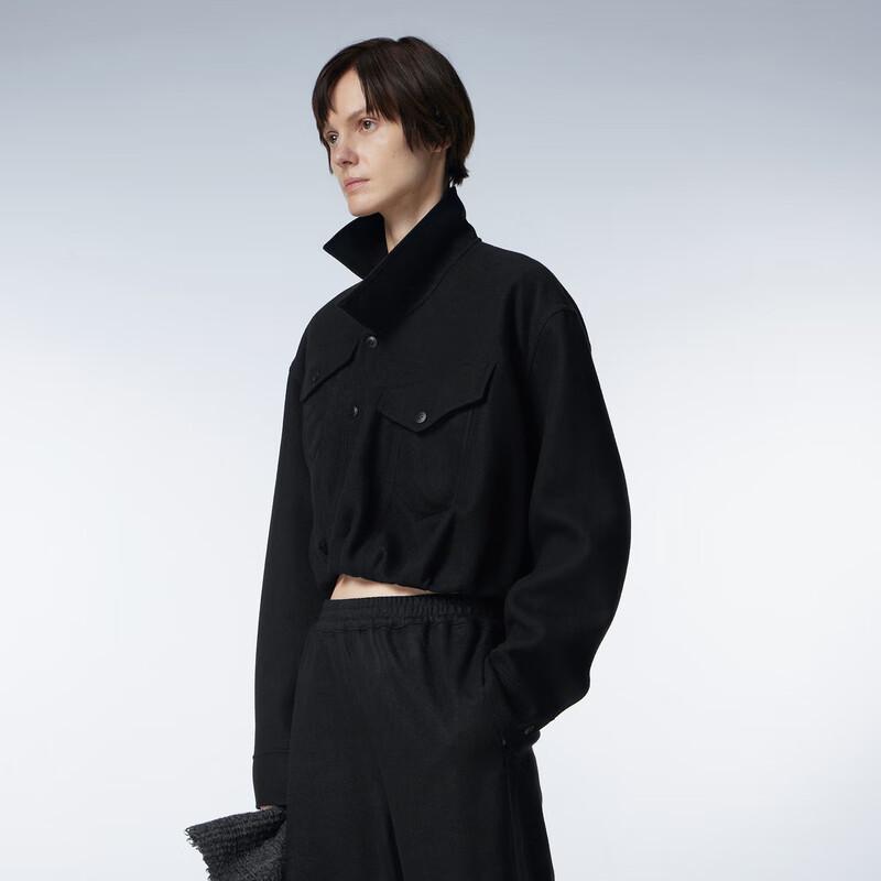 

Женский жакет JNBY из смесовой шерсти с лацканами L