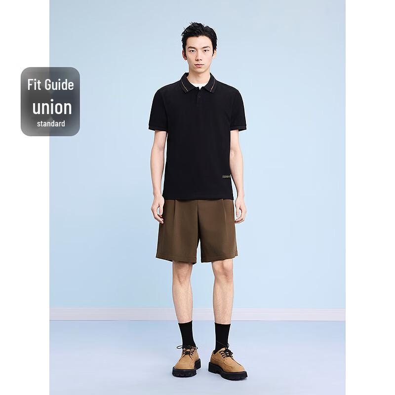 GXG Men's Letter Embroidered Polo Shirt