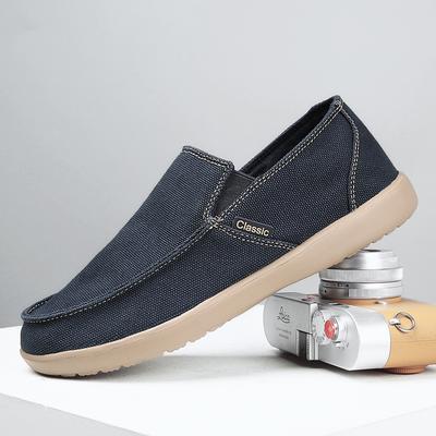 Neuankömmling Herren Canvas Schuhe Mode Freizeitschuhe Herren Slipper Formell Hochzeitskleid Schuhe Freizeitspaziergang Slip-on Flats Mokassins