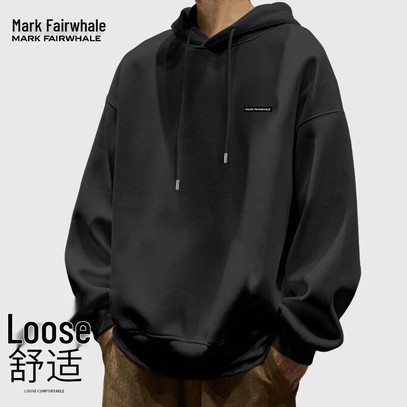 

Mark Fairwhale Men s Heavyweight Loose Fit Pullover Hoodie M