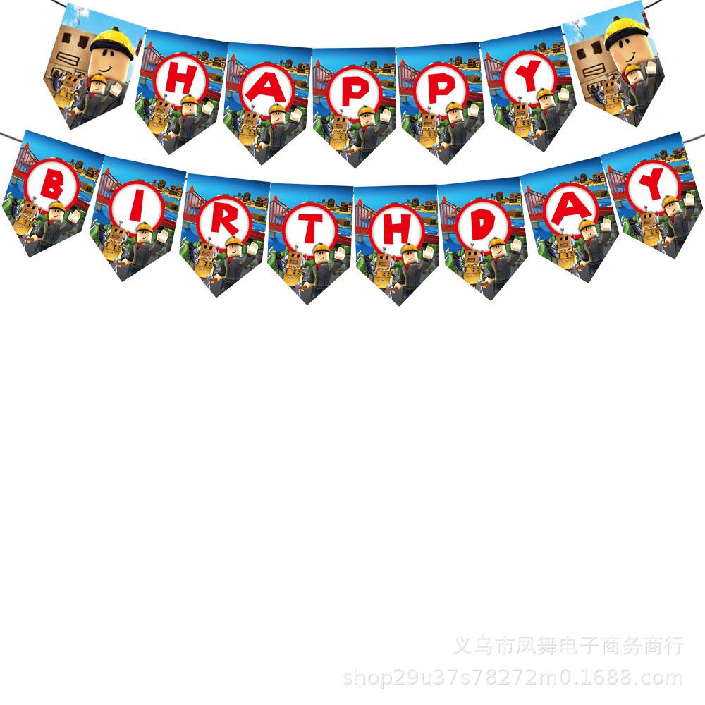 Rotes Roboter-Thema Kindergeburtstagsparty Atmosphäre Dekoration Einweg-Pappteller Serviette Tischdecke Set