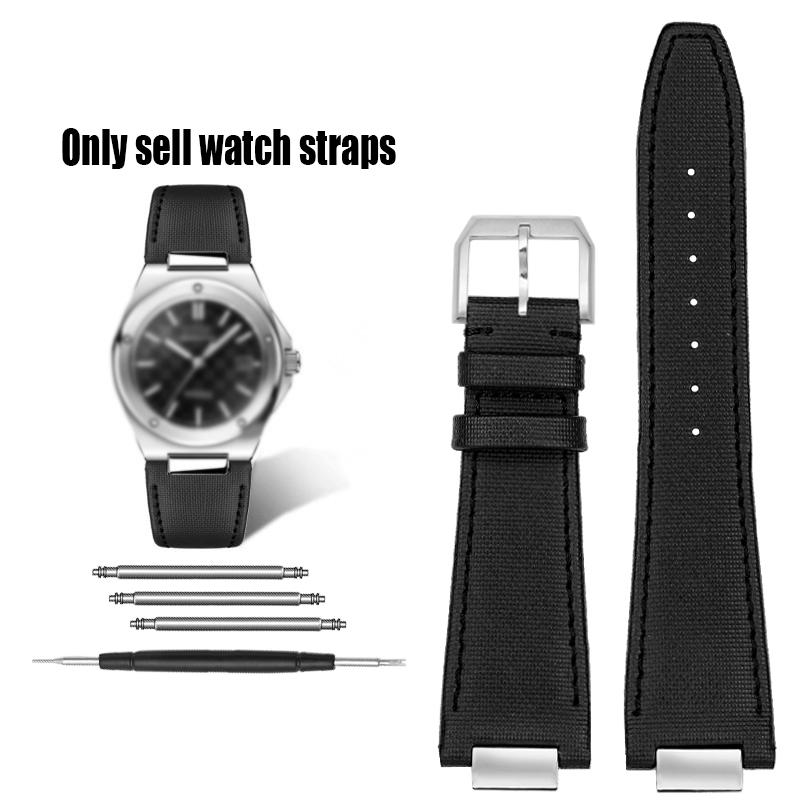 

For IWC Engineer IW328903 IW328901 Metal interface Watch band High Quality Nylon Canvas Watch Strap Men s Watch Accessories 24MM 24.13mm