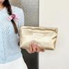 Chic High-End Silver Makeup & Toiletry Bag - Large Capacity, Portable Organizer