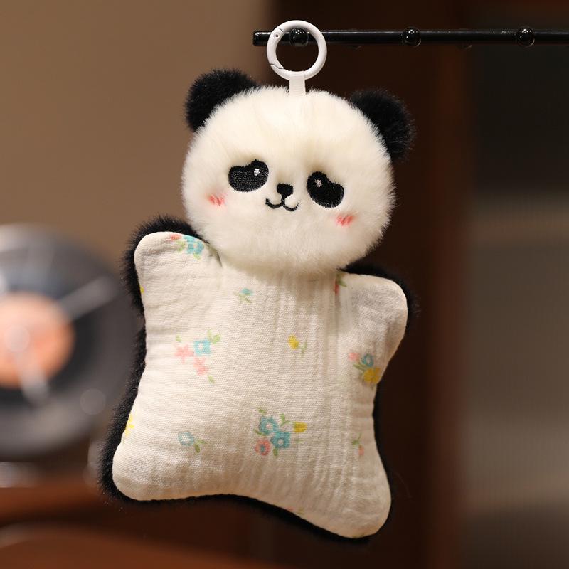 Creative Panda Finger Puppet Plush Toy & Soothing Beanbag Towel Doll – Children's Companion Gift
