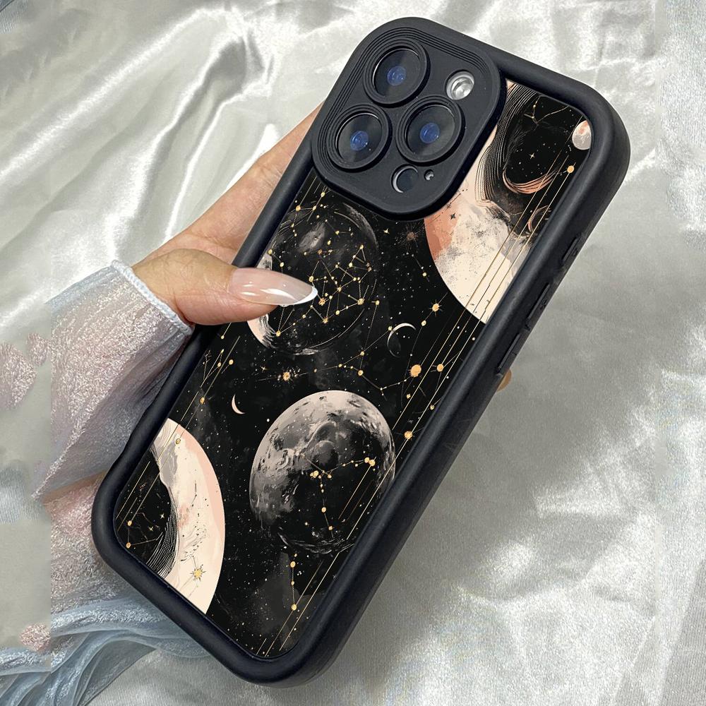 JT22 Astrological for Zodiac Signs Realme 14 15 Huawei P40 Honor 70 90 Infinix Tecno Itel Motorola Google All Model Angel Eyes Soft TPU Phone Case