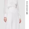 ELLASSAY 2025 Early Spring Elegant Silk Pleated Long Skirt