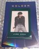 [USED] Jungkook Trading Card GOLDEN Weverse Exclusive Original Bonus BTS JK