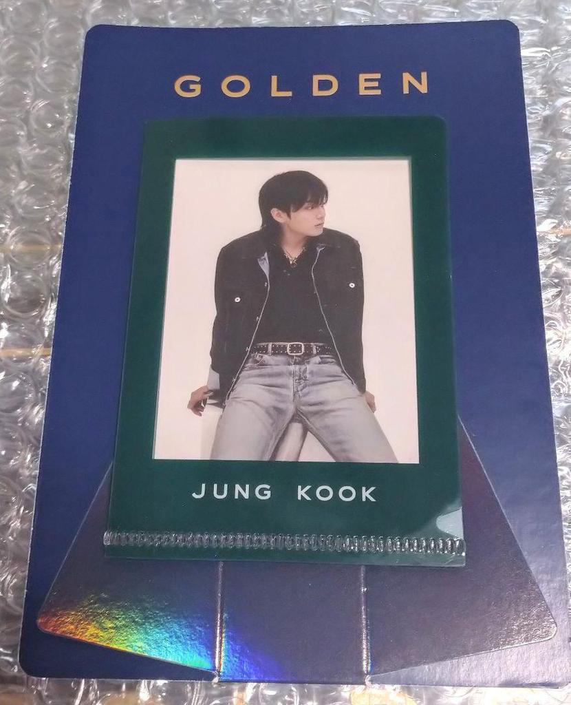 [USED] Jungkook Trading Card GOLDEN Weverse Exclusive Original Bonus BTS JK