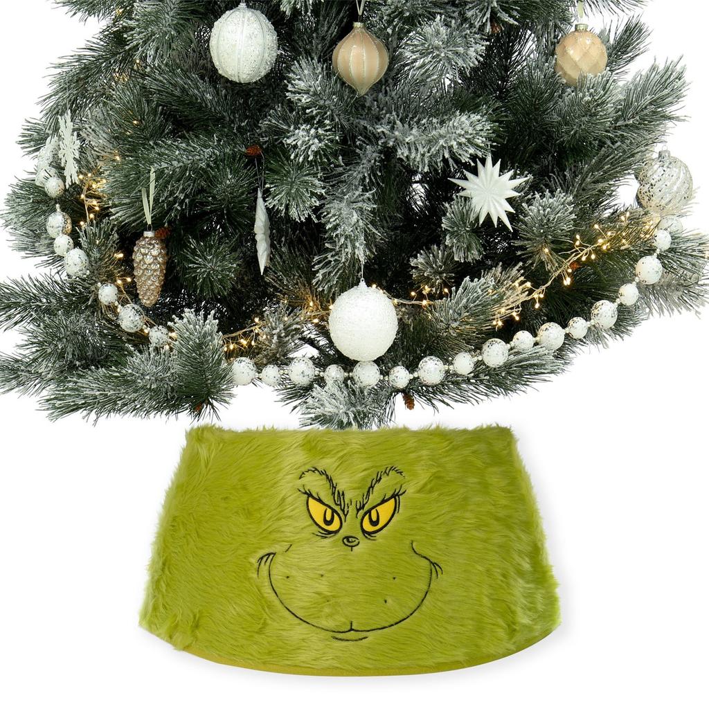 Grüner Plüsch-Weihnachtsbaum 3D-Baumrock
