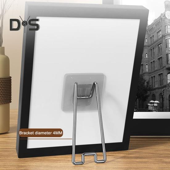 Picture Frame Holder Storage Bracket Polished Surface Strong Load-bearing Multi-purpose Photo Frame Tablet Stand