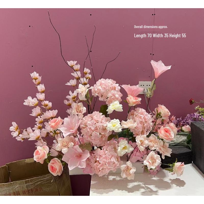 Mango Series Silk Flower Art Centerpiece & Wedding Decor