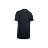 Under Armour Solid Color Round Neck Slim Fit Straight T-Shirt Men Tops Black 1351450-001